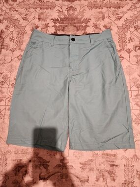 Red Camel Boys Light Teal Flat Front Shorts